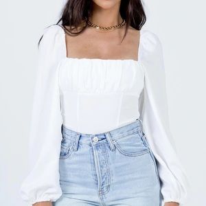 Laura Puff sleeve bodysuit